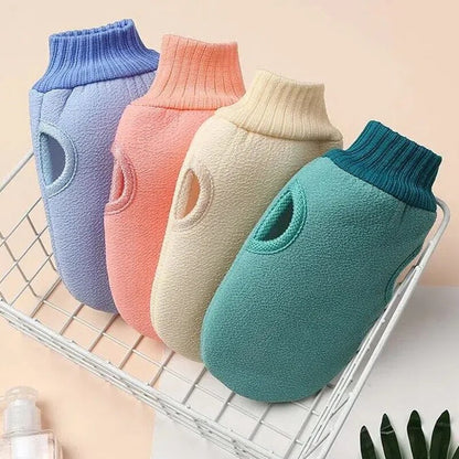  Bath for Peeling Exfoliating Body Cleaning Scrub Mitt Rub Dead Skin Gloves for Shower