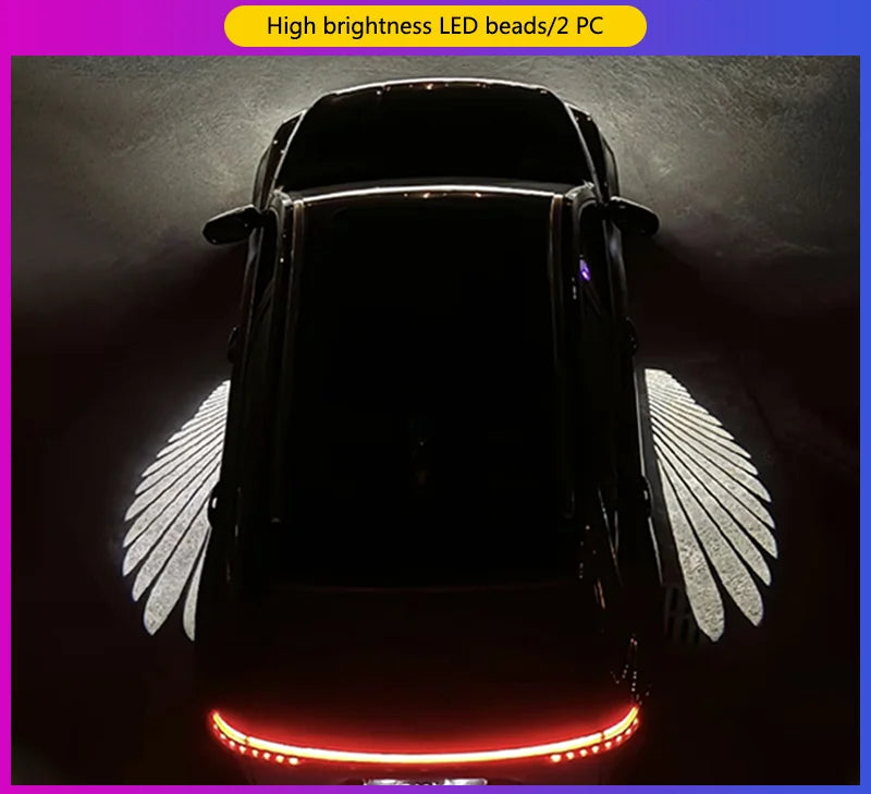  Mirror Angel Wing Lamp Atmosphere Lights