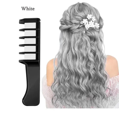  Washable Hair Chalk Combs Portable Temporary Hair 