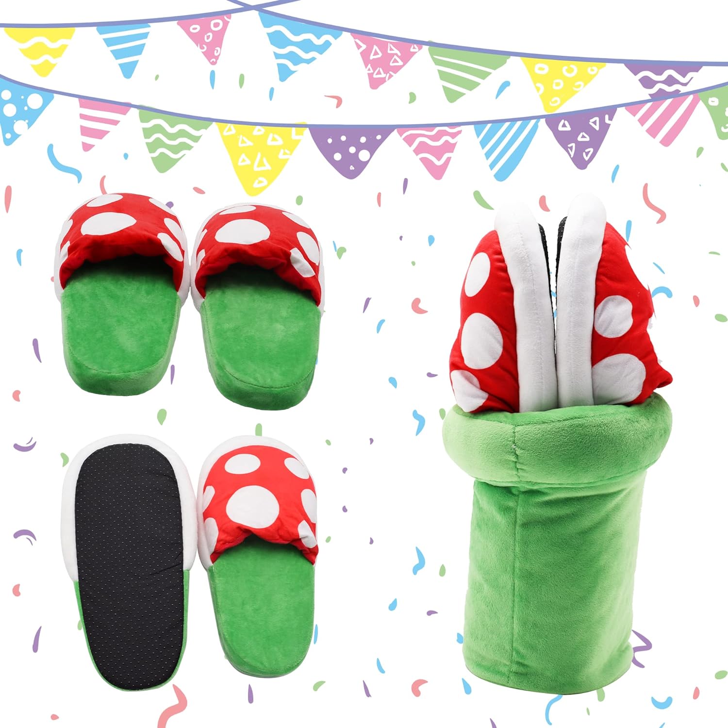 Funny House super mario Slippers 