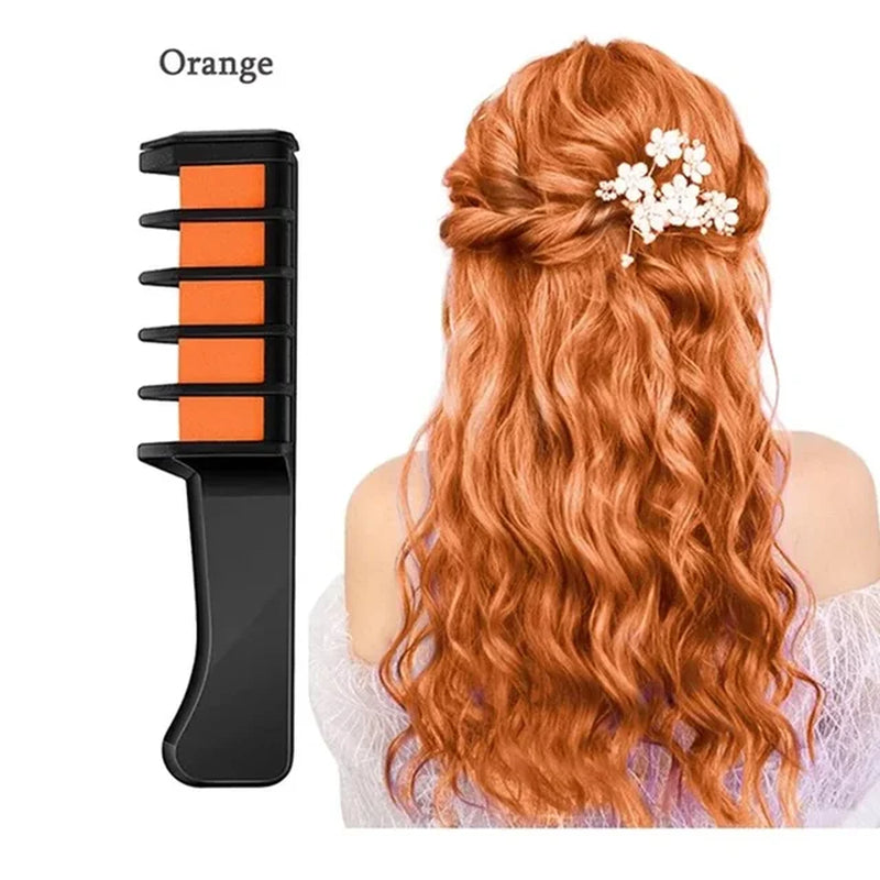  Washable Hair Chalk Combs Portable Temporary Hair 