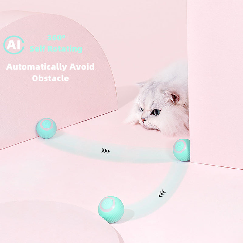 Electric Cat Ball Toys Automatic Rolling