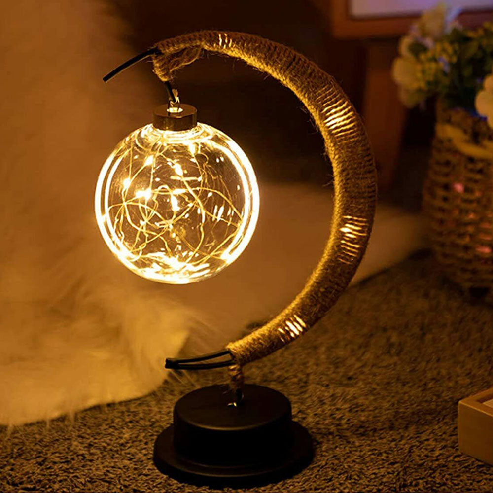 3D Night Lamp LED Moon Sepak Takraw